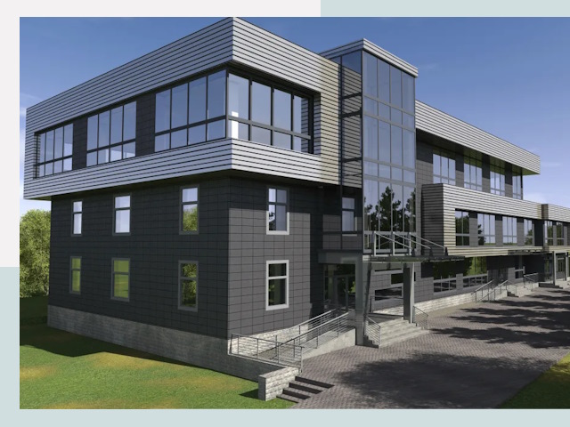 Административные здания в Губкине