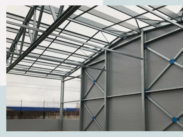 Каркасные ангары от СтальСтрой-Гбк по цене от 609 руб.