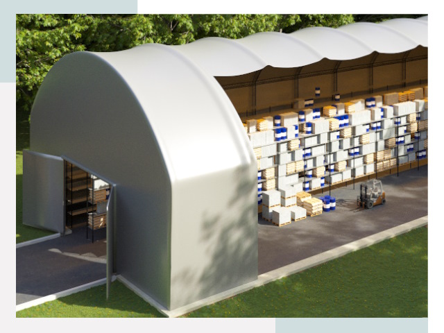 Тентовые ангары в Губкине