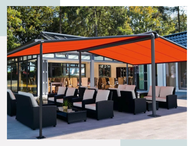 Навесы для кафе и ресторанов в Губкине