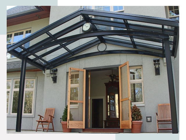 Козырьки металлические в Губкине