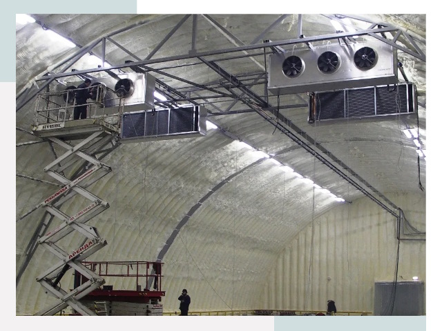 Оснащение ангаров в Губкине