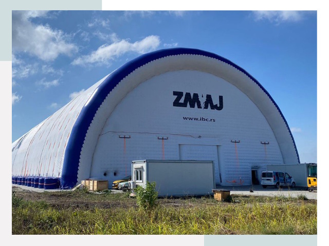 Брендирование ангаров в Губкине