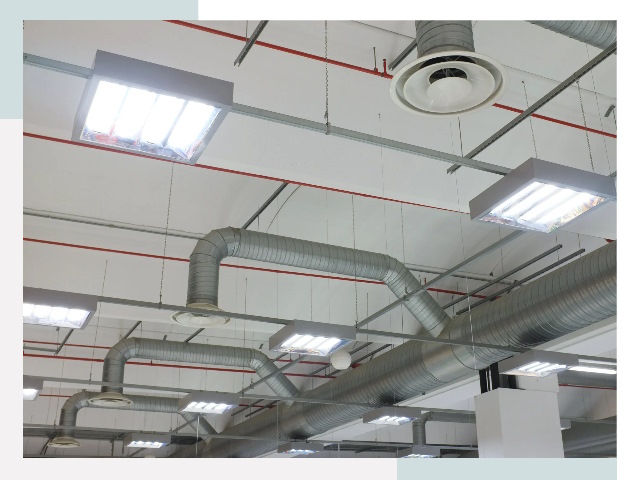 Вентиляция ангаров в Губкине