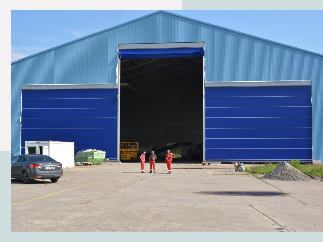 Ангарные ворота в Губкин от СтальСтрой-Гбк по цене 609 руб.