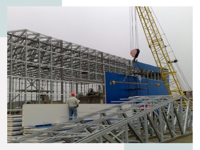 Монтаж ангаров в Губкине