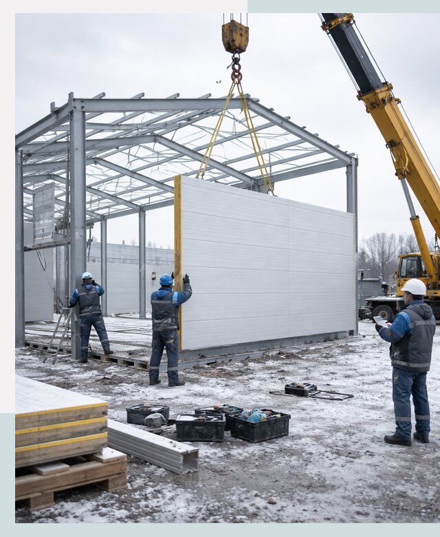 Строительство холодильных складов под ключ в Губкине