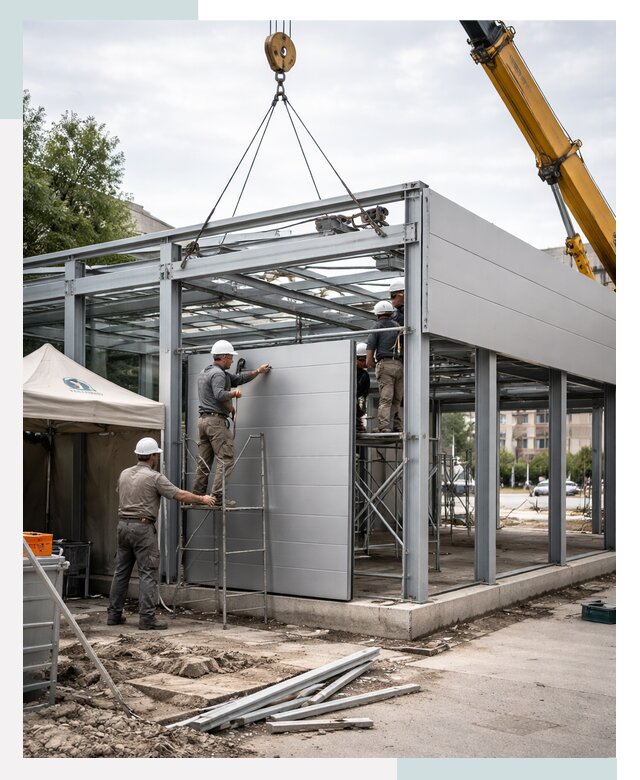 СтальСтрой-Гбк: торговый павильон под ключ в Губкине от 35553 р.