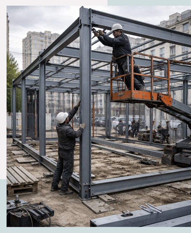 Строительство и монтаж торговых павильонов под ключ в Губкине