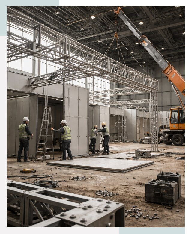 Строительство выставочных павильонов в Губкине от 35553 р.| СтальСтрой-Гбк