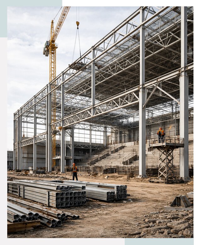 Строительство спортивных комплексов в Губкине от 30474 р. | СтальСтрой-Гбк